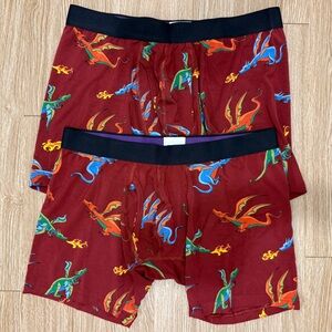 MeUndies Dragon Print Boxer Briefs Men’s Medium MicroModal NWOT